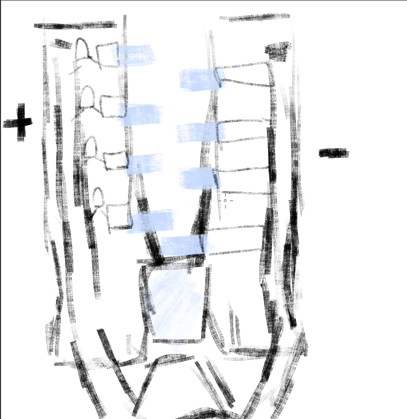 Sketch for zipper based interactive circuit